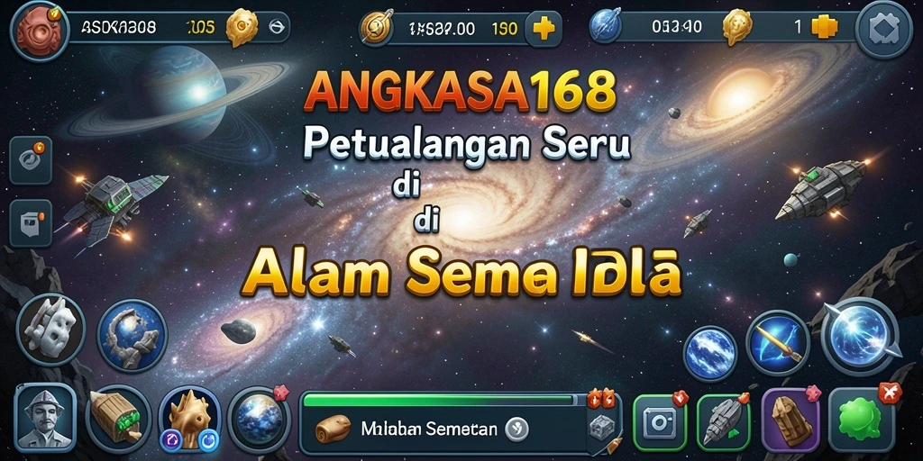 Screenshot gameplay ANGKASA168 menampilkan kemajuan kerajaan yang megah.