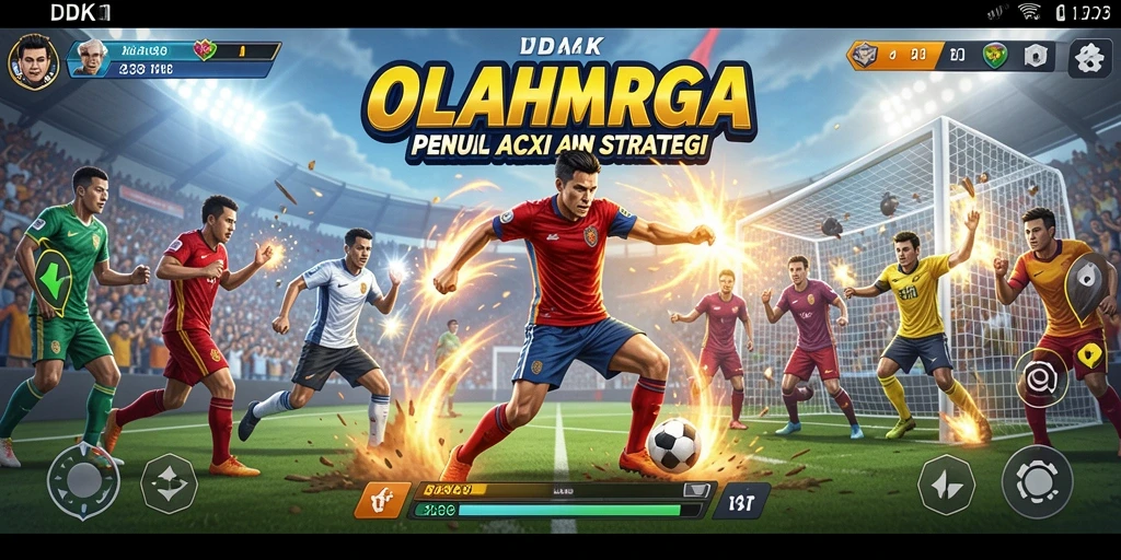 Tampilan menegangkan dari pertandingan intens di DKK.