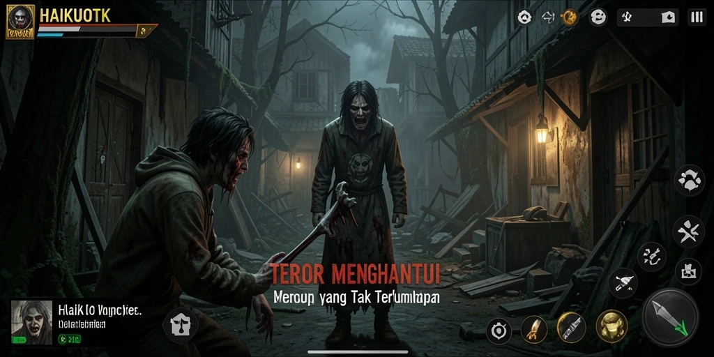 Gameplay mencekam dari HAIKUOTK yang penuh ketegangan.