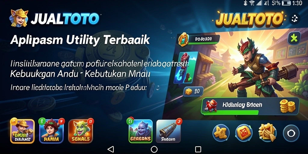 Tampilan antarmuka JUALTOTO yang intuitif dan user-friendly.