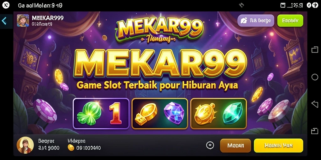 Screenshot gameplay MEKAR99 yang menunjukkan keseruan slot.