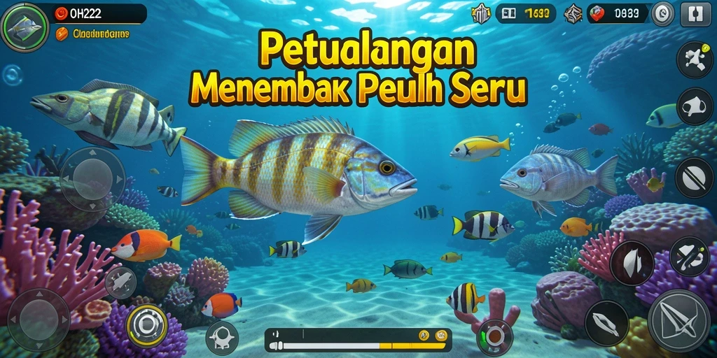 Tangkapan layar utama dari gameplay seru OH222 Tembak Ikan.