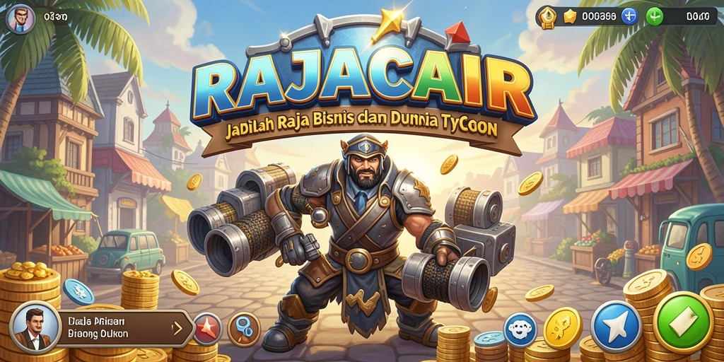 Screenshot menunjukkan momen seru dalam gameplay RAJACAIR.