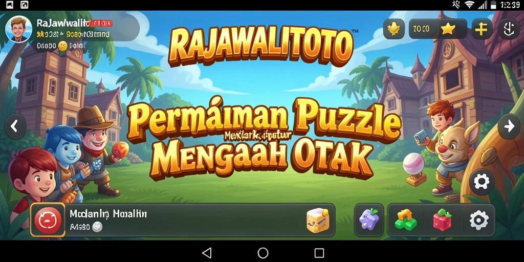 Tampilan gameplay menarik dari RAJAWALITOTO dengan puzzle menantang.