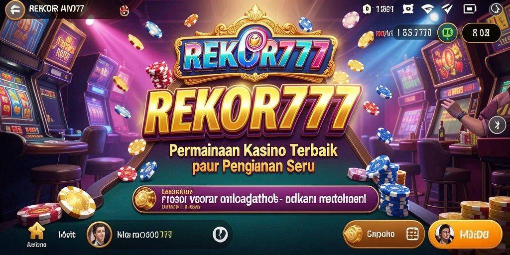 Tampilan gameplay seru dari permainan kasino di REKOR777.