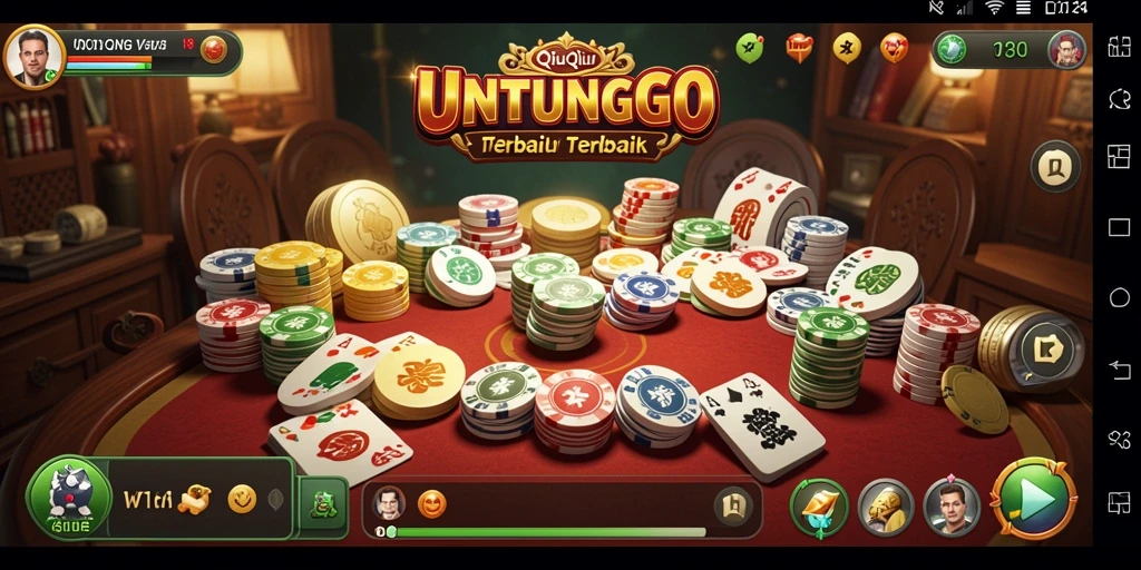 Tampilan gameplay QiuQiu yang menarik di UNTUNGGO.