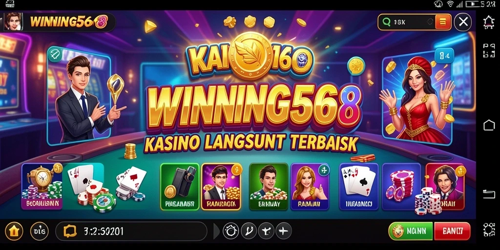 Tampilan menarik dari permainan Live Casino dengan dealer dan pemain di meja.
